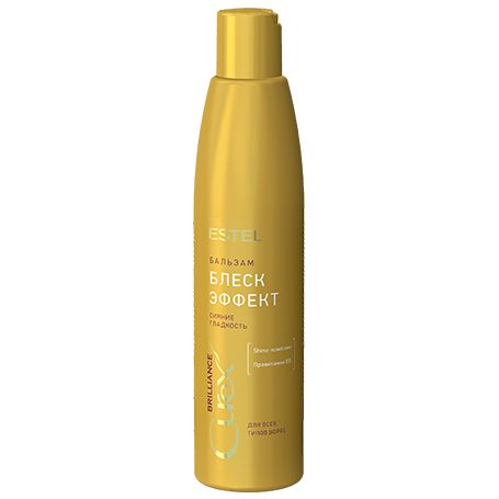 Balm "Shine effect" for all hair types CUREX BRILLIANCE ESTEL 250 ml Balm "Shine effect" for all hair types CUREX BRILLIANCE ESTEL 250 ml